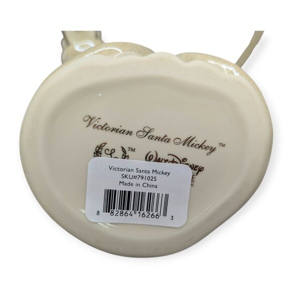 Lenox/Disney Victorian Santa Mickey Mouse Porcelain Figure Original Box 6" Tall - Picture 8 of 16